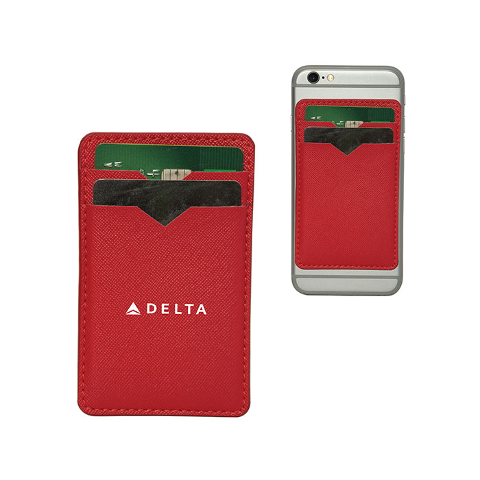 Dual Barricade RFID Phone Wallet - RED
