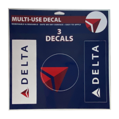 3 Pack Delta Decals