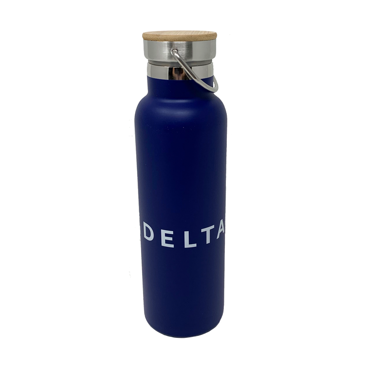 21oz Stainless Bottle w/Wood Lid